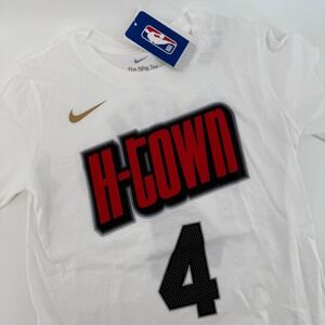 Nike Kids Houston Rockets NBA‎ H Town Green Jersey T Shirt Size M 10 12